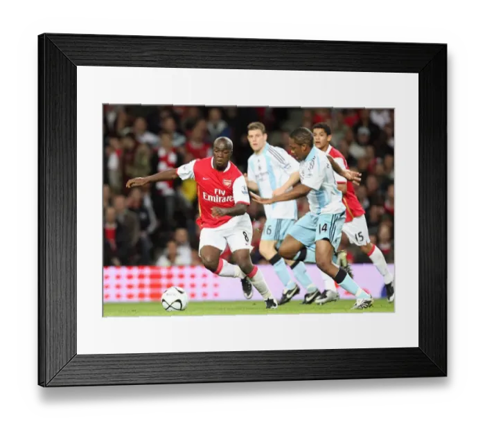 Framed Print : Lassana Diarra (Arsenal) Charles N Zogbia (Newcastle) Framed Print : Lassana Diarra (Arsenal) Charles N Zogbia (Newcastle)