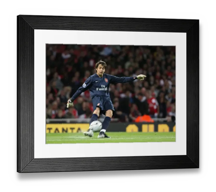 Framed Print : Lukasz Fabianski's Shut-Out: Arsenal 2-0 Newcastle United, Carling Cup 3rd Round, Emirates Stadium (September 25, 2007)