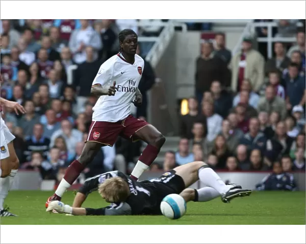 Emmanuel Adebayor (Arsenal) Rob Green (West Ham)