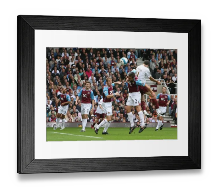 Framed Print : Robin van Persie's Pressured Goal: Arsenal's Win at West Ham United (0:1), Barclays Premier League, 2007 Framed Print : Robin van Persie's Pressured Goal: Arsenal's Win at West Ham United (0:1), Barclays Premier League, 2007
