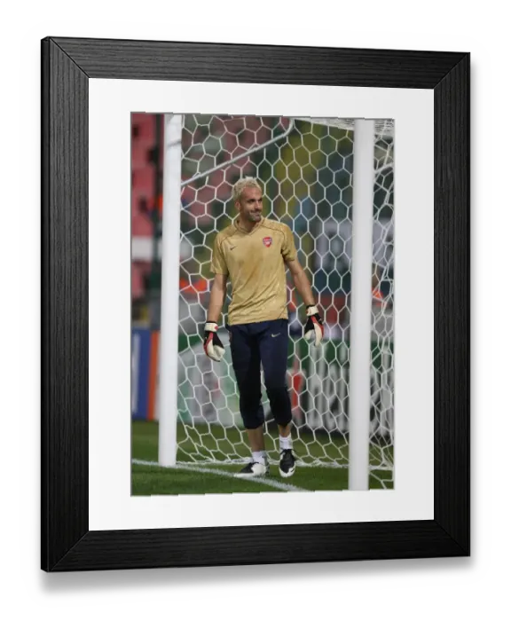 Framed Print : Manuel Almunia's Victory: Arsenal Overpowers Steaua Bucharest 1-0 in Champions League Group H Framed Print : Manuel Almunia's Victory: Arsenal Overpowers Steaua Bucharest 1-0 in Champions League Group H