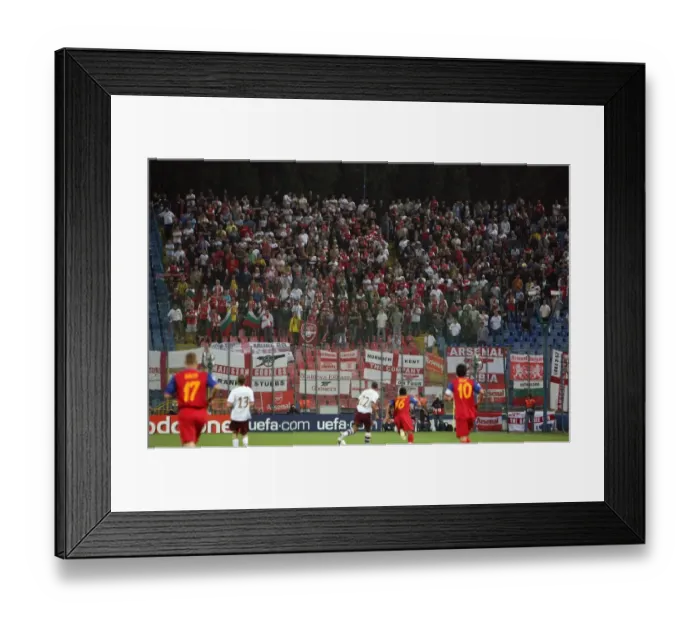 Framed Print : The Arsenal fans Framed Print : The Arsenal fans