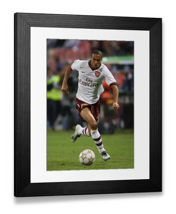 Framed Print : Gael Clichy in Action: Arsenal's Win over Steaua Bucharest in UEFA Champions League Group H Framed Print : Gael Clichy in Action: Arsenal's Win over Steaua Bucharest in UEFA Champions League Group H