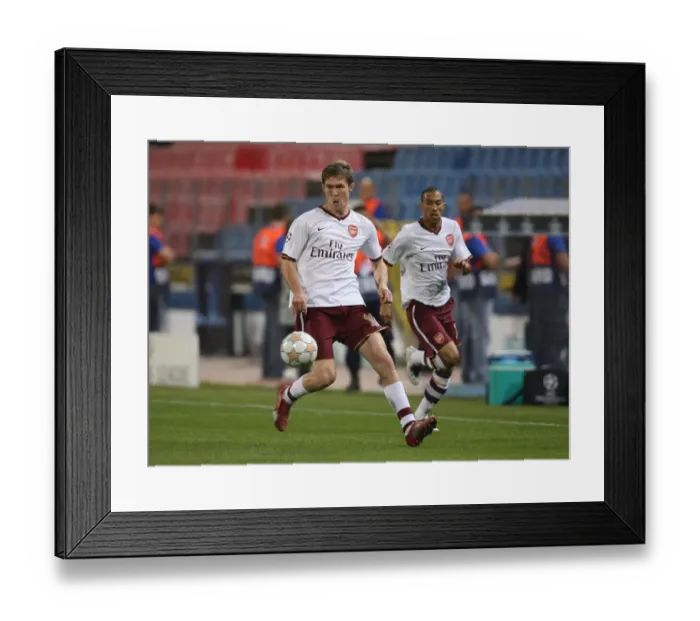 Framed Print : Alex Hleb and Gael Clichy (Arsenal) Framed Print : Alex Hleb and Gael Clichy (Arsenal)
