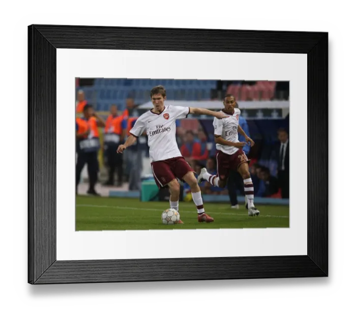 Framed Print : Alex Hleb and Gael Clichy (Arsenal) Framed Print : Alex Hleb and Gael Clichy (Arsenal)