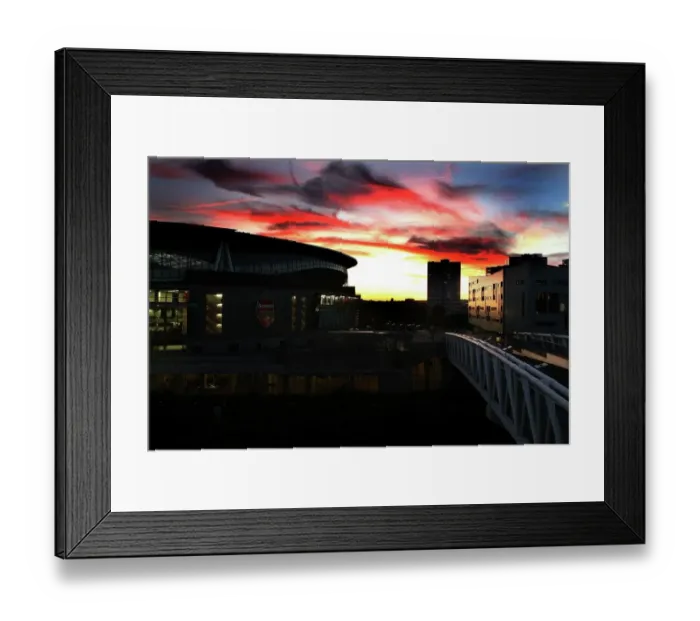 Framed Print : Sunset over Emirates