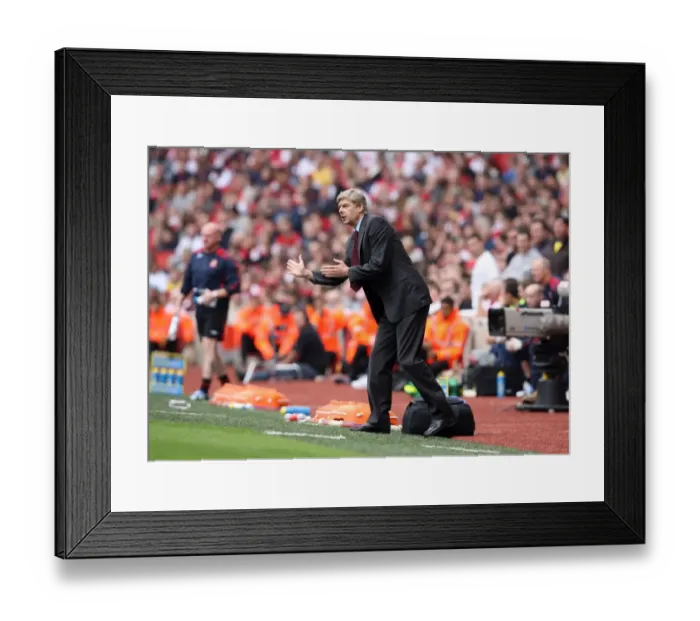 Framed Print : Arsene Wenger the Arsenal Manager Framed Print : Arsene Wenger the Arsenal Manager