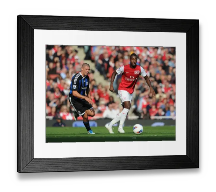 Framed Print : Arsenal's Johan Djourou Scores Against Stoke City: 3-1 Premier League Victory at Emirates Stadium, 23 / 10 / 11 Framed Print : Arsenal's Johan Djourou Scores Against Stoke City: 3-1 Premier League Victory at Emirates Stadium, 23 / 10 / 11