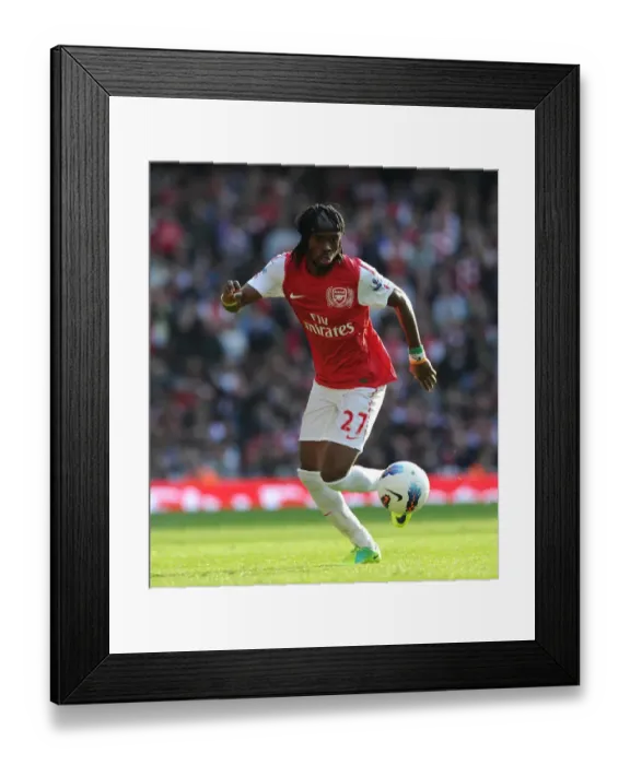 Framed Print : Gervinho Scores the Winning Goal: Arsenal's 3-1 Triumph over Stoke City in the Premier League (2011) Framed Print : Gervinho Scores the Winning Goal: Arsenal's 3-1 Triumph over Stoke City in the Premier League (2011)