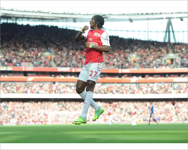 Gervinho's Goal: Arsenal's Dominance over Stoke City (3-1), Barclays Premier League, Emirates Stadium, 2011