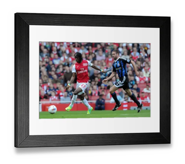 Framed Print : Gervinho's Game-Winning Goal: Arsenal's Triumph Over Stoke City (3-1, 2011) Framed Print : Gervinho's Game-Winning Goal: Arsenal's Triumph Over Stoke City (3-1, 2011)