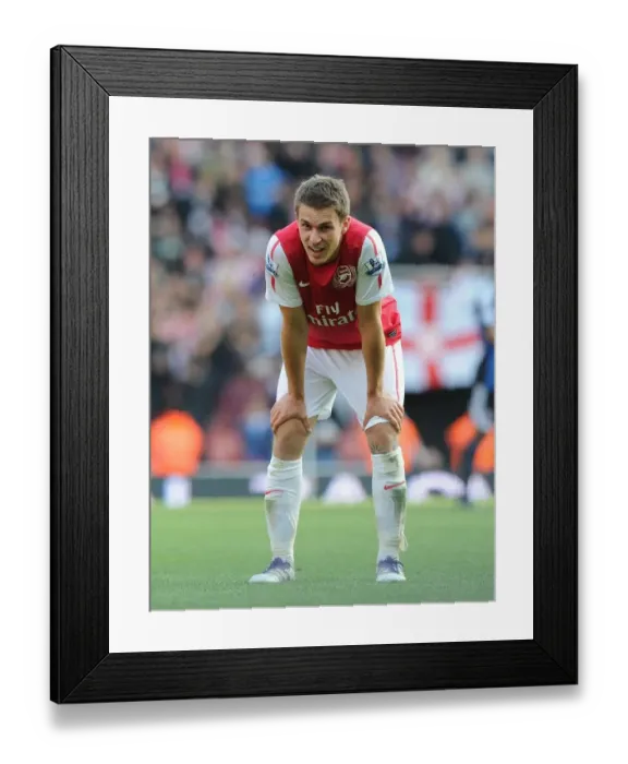 Framed Print : Ramsey's Game-Winning Goal: Arsenal's Triumph over Stoke City (3-1), Premier League 2011 Framed Print : Ramsey's Game-Winning Goal: Arsenal's Triumph over Stoke City (3-1), Premier League 2011