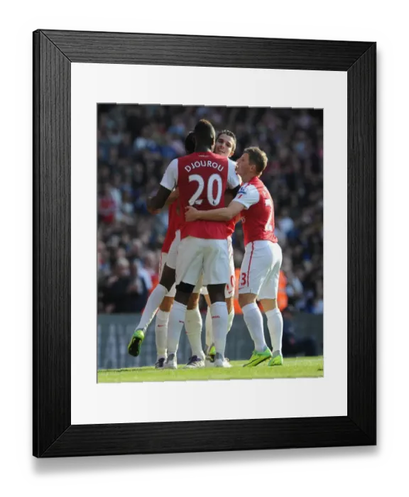 Framed Print : Robin van Persie and Andrey Arshavin Celebrate Arsenal's Second Goal in 3:1 Victory over Stoke City Framed Print : Robin van Persie and Andrey Arshavin Celebrate Arsenal's Second Goal in 3:1 Victory over Stoke City