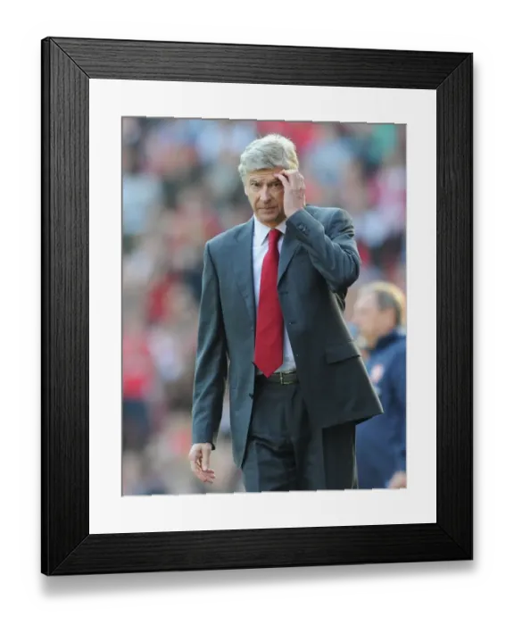 Framed Print : Arsene Wenger Leads Arsenal to 3:1 Victory over Stoke City in Premier League (2011-12) Framed Print : Arsene Wenger Leads Arsenal to 3:1 Victory over Stoke City in Premier League (2011-12)