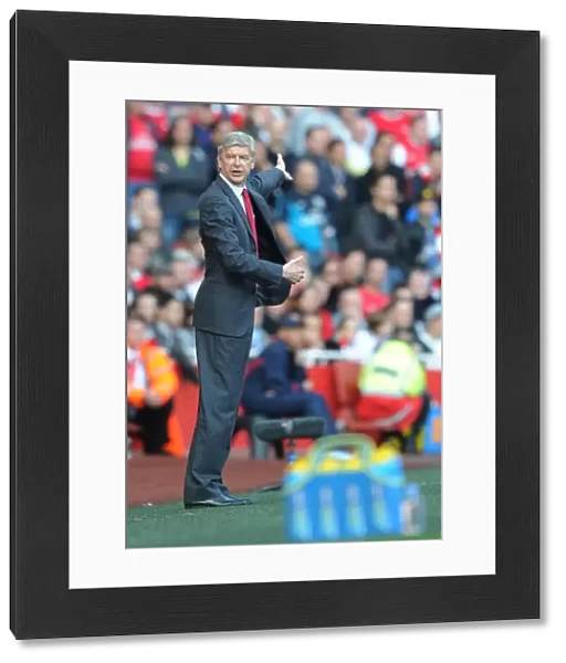 Arsene Wenger and Arsenal Triumph Over Stoke City 3-1 in the Premier League (2011-2012) at Emirates Stadium