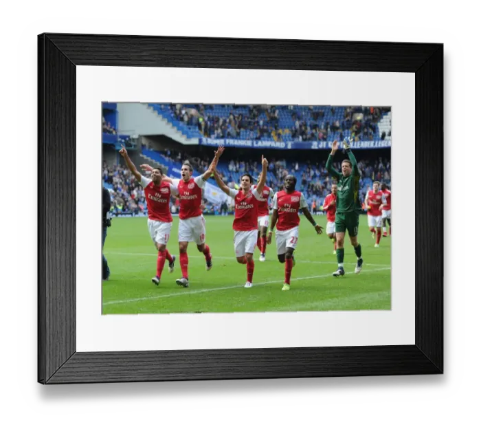 Framed Print : Arsenal's Glory: Celebrating Our Premier League Victory over Chelsea (2011-12) Framed Print : Arsenal's Glory: Celebrating Our Premier League Victory over Chelsea (2011-12)