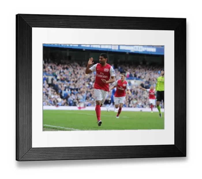 Framed Print : Andre Santos Scores the Second Goal: Chelsea vs. Arsenal, Premier League 2011-12 Framed Print : Andre Santos Scores the Second Goal: Chelsea vs. Arsenal, Premier League 2011-12