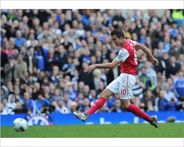 Robin van Persie's Stunning Goal Over Petr Cech: A Premier League Rivalry Moment (Chelsea vs. Arsenal, 2011-12)