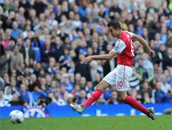 Robin van Persie's Stunning Goal Over Petr Cech: A Premier League Rivalry Moment (Chelsea vs. Arsenal, 2011-12)