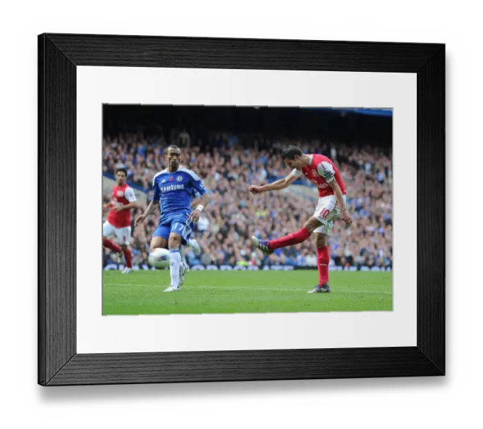 Framed Print : Robin van Persie Stuns Chelsea: His Hat-Trick Leads Arsenal to Victory (Chelsea v Arsenal 2011-12) Framed Print : Robin van Persie Stuns Chelsea: His Hat-Trick Leads Arsenal to Victory (Chelsea v Arsenal 2011-12)