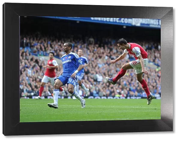 Robin van Persie Scores Stunner: Arsenal's 5-Goal Thrashing of Chelsea (2011-12)