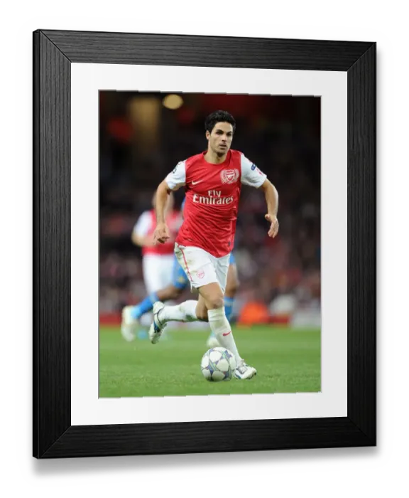 Framed Print : Arsenal vs Marseille: Mikel Arteta's Battle in the UEFA Champions League - 0:0 Group F Stalemate at Emirates Stadium