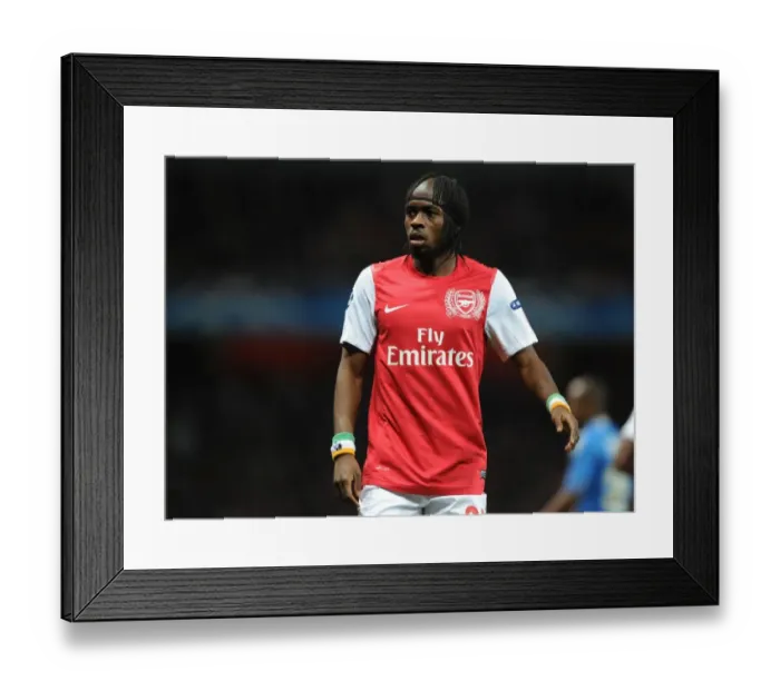 Framed Print : Gervinho in Action: Arsenal vs. Olympique de Marseille, UEFA Champions League 2011-12 Framed Print : Gervinho in Action: Arsenal vs. Olympique de Marseille, UEFA Champions League 2011-12
