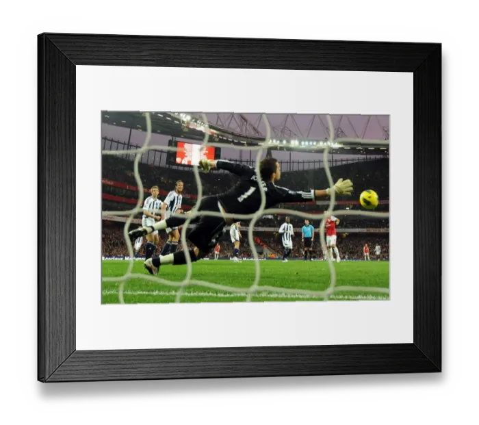 Framed Print : Mikel Arteta Scores Arsenal's Third Goal: Arsenal 3-0 West Bromwich Albion, Premier League, Emirates Stadium (Nov 2011) Framed Print : Mikel Arteta Scores Arsenal's Third Goal: Arsenal 3-0 West Bromwich Albion, Premier League, Emirates Stadium (Nov 2011)