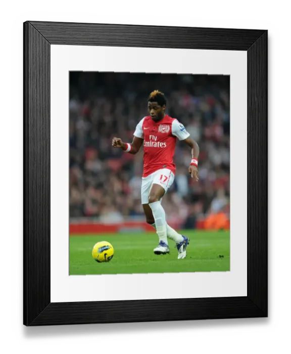 Framed Print : Alex Song (Arsenal). Arsenal 3: 0 West Bromwich Albion. Barclays Premier League Framed Print : Alex Song (Arsenal). Arsenal 3: 0 West Bromwich Albion. Barclays Premier League
