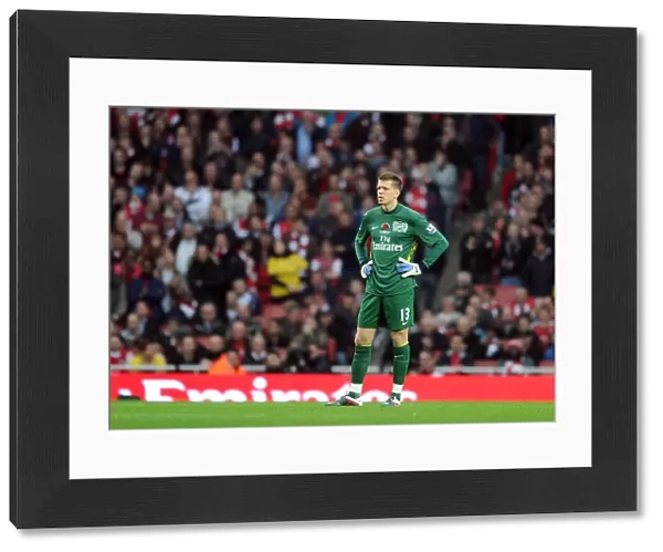 Wojciech Szczesny (Arsenal). Arsenal 3: 0 West Bromwich Albion. Barclays Premier League
