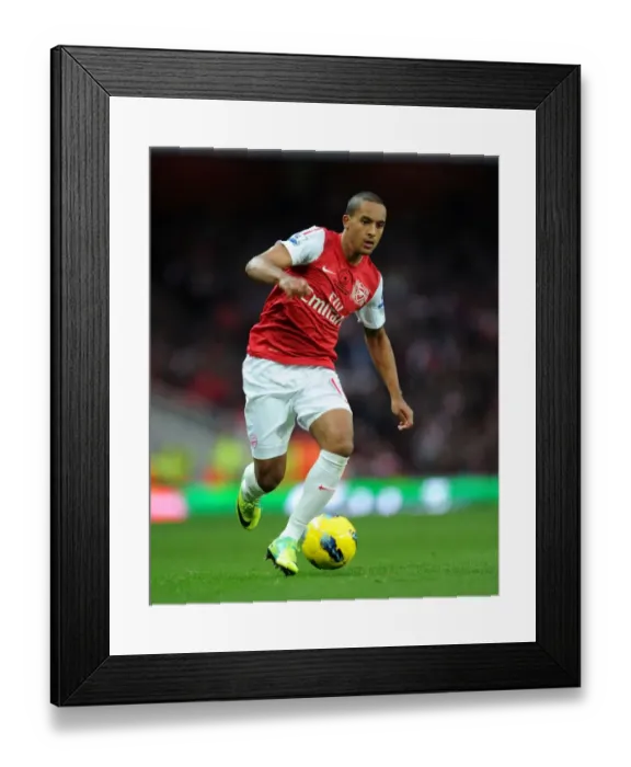 Framed Print : Arsenal Thrash West Brom 3-0: Theo Walcott Shines at Emirates Stadium, Premier League 2011-12