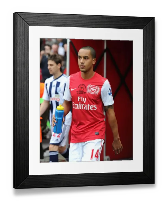 Framed Print : Theo Walcott (Arsenal). Arsenal 3: 0 West Bromwich Albion. Barclays Premier League Framed Print : Theo Walcott (Arsenal). Arsenal 3: 0 West Bromwich Albion. Barclays Premier League