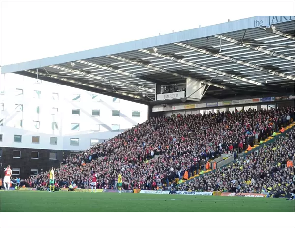 Arsenal Fans in Full Force at Norwich City vs Arsenal (2011-12)