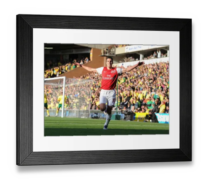 Framed Print : Robin van Persie's Brace: Norwich City vs. Arsenal, Premier League 2011-12 Framed Print : Robin van Persie's Brace: Norwich City vs. Arsenal, Premier League 2011-12