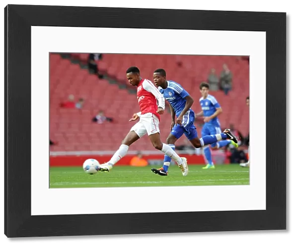 Zak Ansah (Arsenal) Nathaniel Chalobah (Chelsea). Arsenal U18 1: 0 Chelsea U18