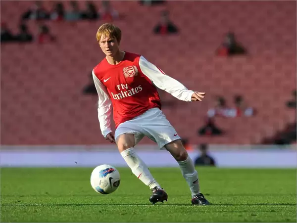 Arsenal's James Campbell Scores the Winning Goal Against Chelsea U18 at Emirates Stadium (October 23, 2011)