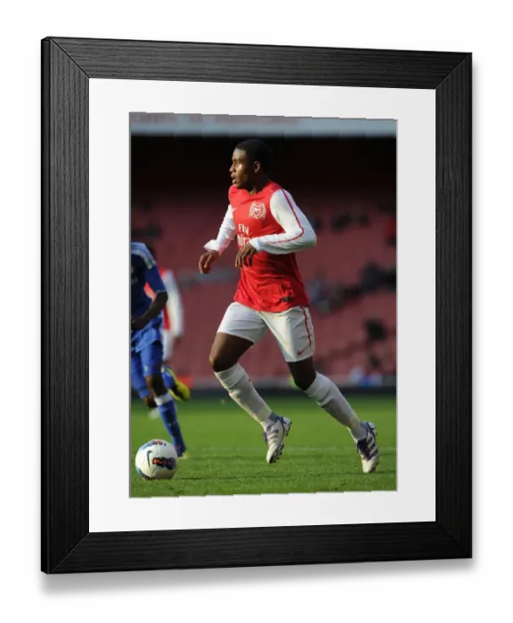 Framed Print : Young Gunner Kyle Ebecilio Scores the Winning Goal for Arsenal U18 Against Chelsea U18 at Emirates Stadium, October 2011 Framed Print : Young Gunner Kyle Ebecilio Scores the Winning Goal for Arsenal U18 Against Chelsea U18 at Emirates Stadium, October 2011