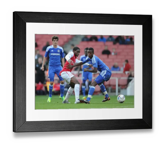 Framed Print : Kyle Ebecilio (Arsenal) Nathaniel Chalobah (Chelsea). Arsenal U18 1: 0 Chelsea U18 Framed Print : Kyle Ebecilio (Arsenal) Nathaniel Chalobah (Chelsea). Arsenal U18 1: 0 Chelsea U18