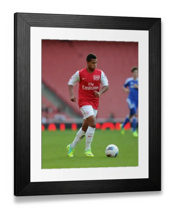 Framed Print : Serge Gnabry (Arsenal). Arsenal U18 1: 0 Chelsea U18. Friendly Match. Emirates Stadium, 23  /  10  /  11