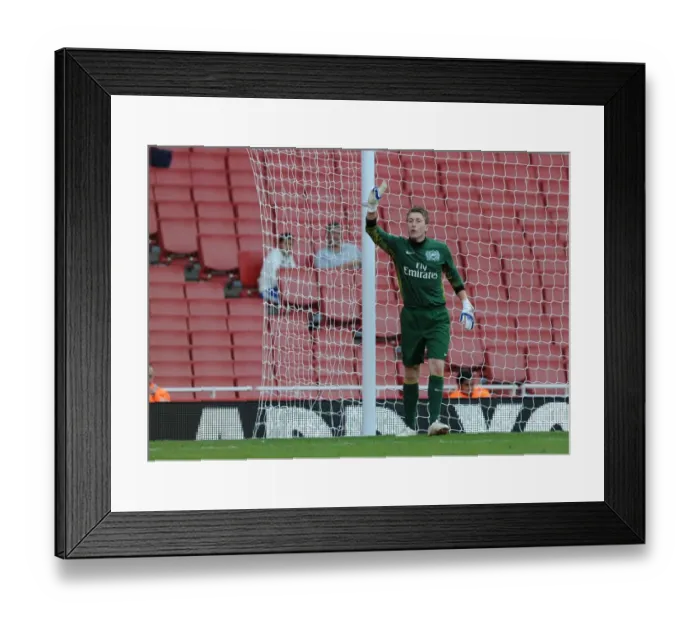 Framed Print : Sean McDermott (Arsenal). Arsenal U18 1: 0 Chelsea U18. Friendly Match. Emirates Stadium, 23  /  10  /  11
