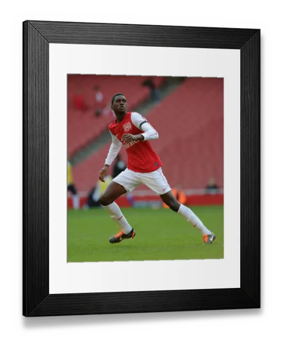 Framed Print : Elton Monteiro Scores the Winning Goal: Arsenal U18 1-0 Chelsea U18 (Emirages Stadium, 23 / 10 / 11)