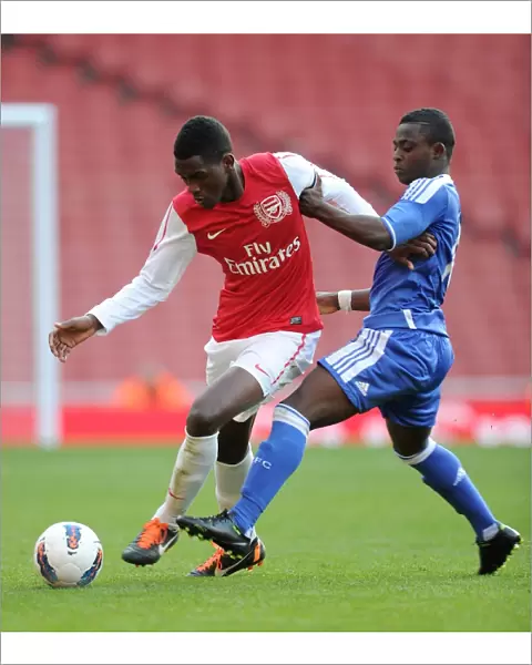 Elton Monteiro (Arsenal) Islam Feruz (Chelsea). Arsenal U18 1: 0 Chelsea U18