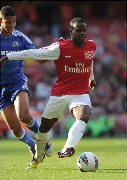 Nigel Neita (Arsenal). Arsenal U18 1: 0 Chelsea U18. Friendly Match. Emirates Stadium, 23  /  10  /  11