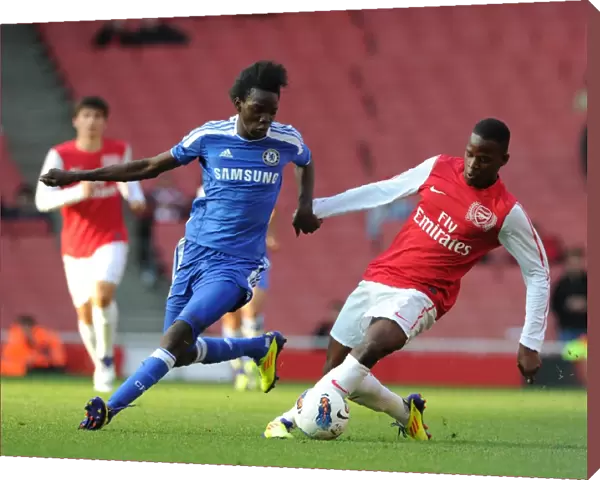 Nigel Neita (Arsenal) Bertrand Traore (Chelsea). Arsenal U18 1: 0 Chelsea U18