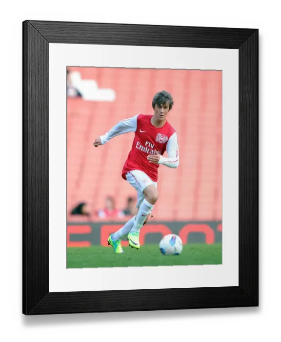 Framed Print : Kristoffer Olsson (Arsenal). Arsenal U18 1: 0 Chelsea U18. Friendly Match Framed Print : Kristoffer Olsson (Arsenal). Arsenal U18 1: 0 Chelsea U18. Friendly Match