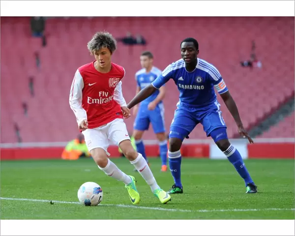 Kristoffer Olsson (Arsenal) Daniel Pappoe (Chelsea). Arsenal U18 1: 0 Chelsea U18