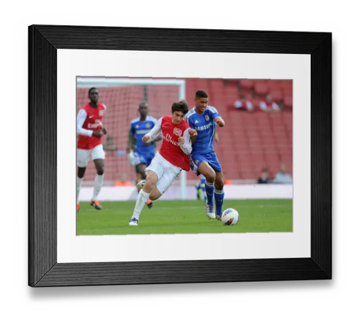 Framed Print : Jon Toral (Arsenal) Ruben Loftus-Cheek (Chelsea). Arsenal U18 1: 0 Chelsea U18 Framed Print : Jon Toral (Arsenal) Ruben Loftus-Cheek (Chelsea). Arsenal U18 1: 0 Chelsea U18