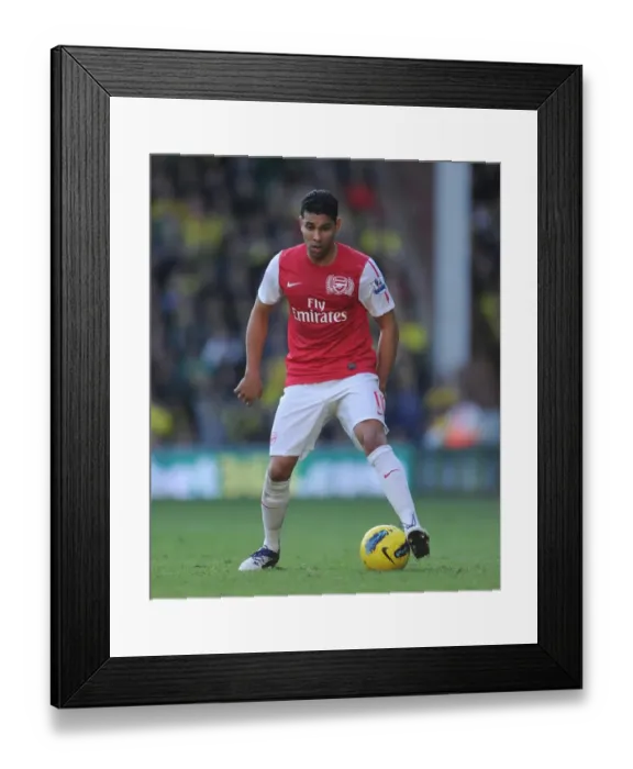 Framed Print : Andre Santos (Arsenal). Norwich City v Arsenal. Barclays Premier League Framed Print : Andre Santos (Arsenal). Norwich City v Arsenal. Barclays Premier League
