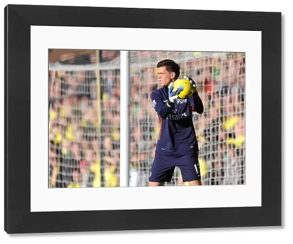 Wojciech Szczesny (Arsenal). Norwich City v Arsenal. Barclays Premier League