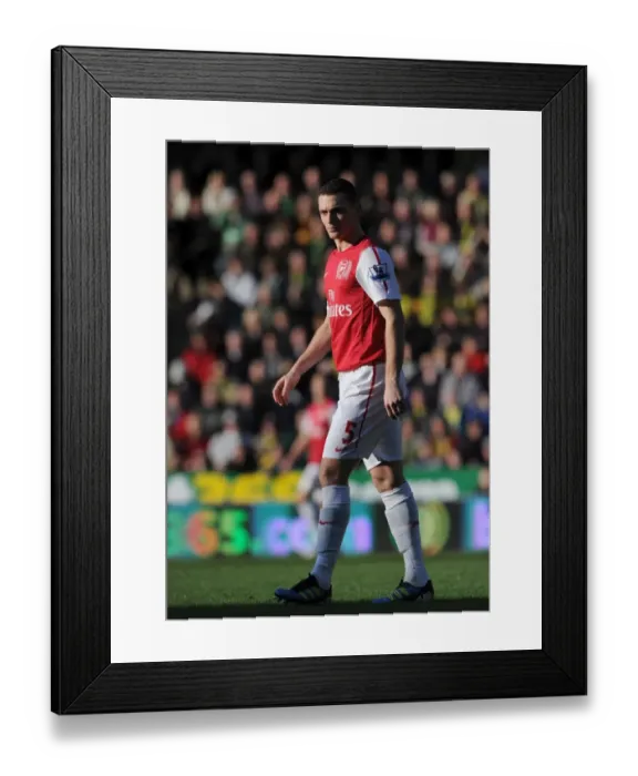 Framed Print : Thomas Vermaelen in Action for Arsenal vs. Norwich City, Barclays Premier League (2011-12) Framed Print : Thomas Vermaelen in Action for Arsenal vs. Norwich City, Barclays Premier League (2011-12)